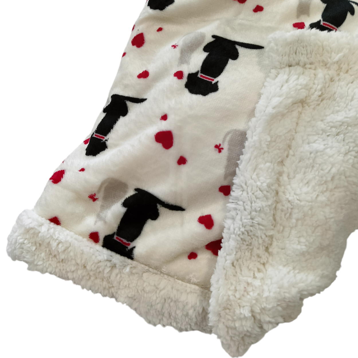 Plaid Daunex Serie Morbidotto Best Friends - 130x160 cm-Flanella e Sherpa