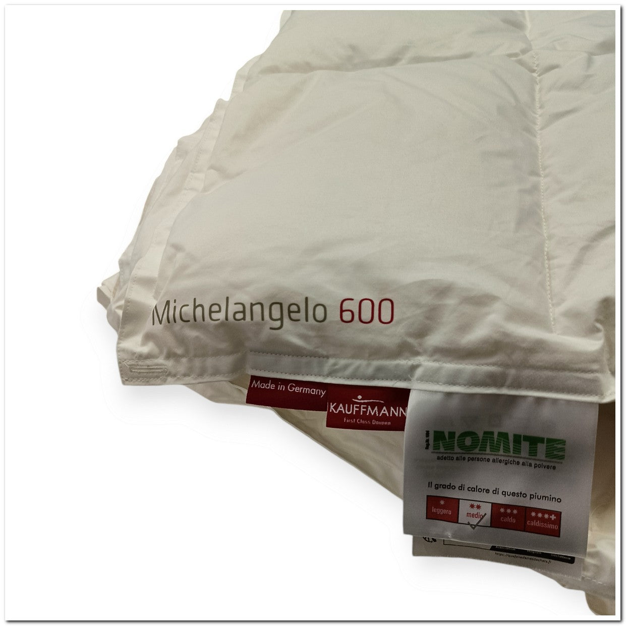 Kauffmann Michelangelo 600-Misure Maxi-250x220cm  Piumino Letto di Alta Qualità