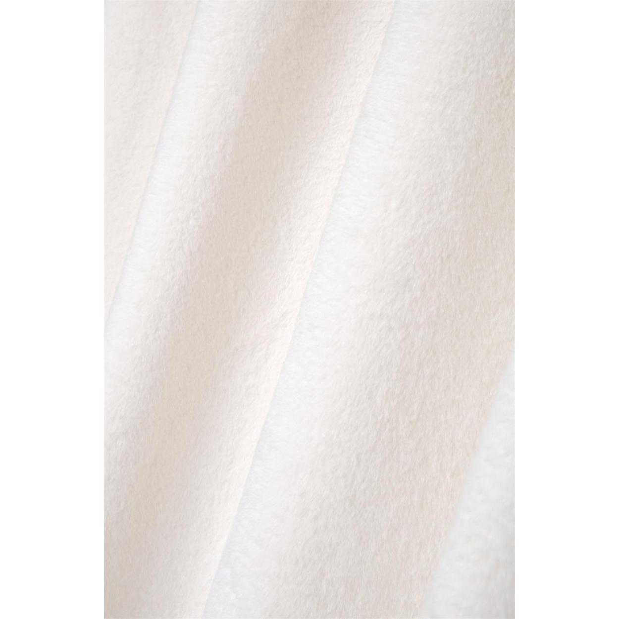 Tendone con Borchie-Tenda Effetto Pelliccia  Bianco 140x260cm - Calore nel Tuo Spazio