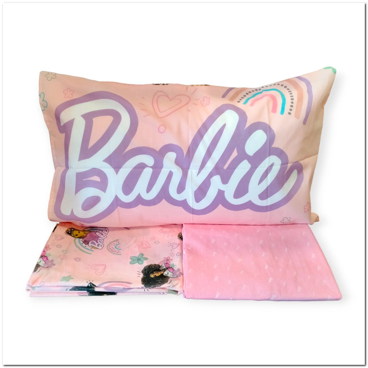 Barbie Completo lenzuola letto singolo 1 piazza in cotone