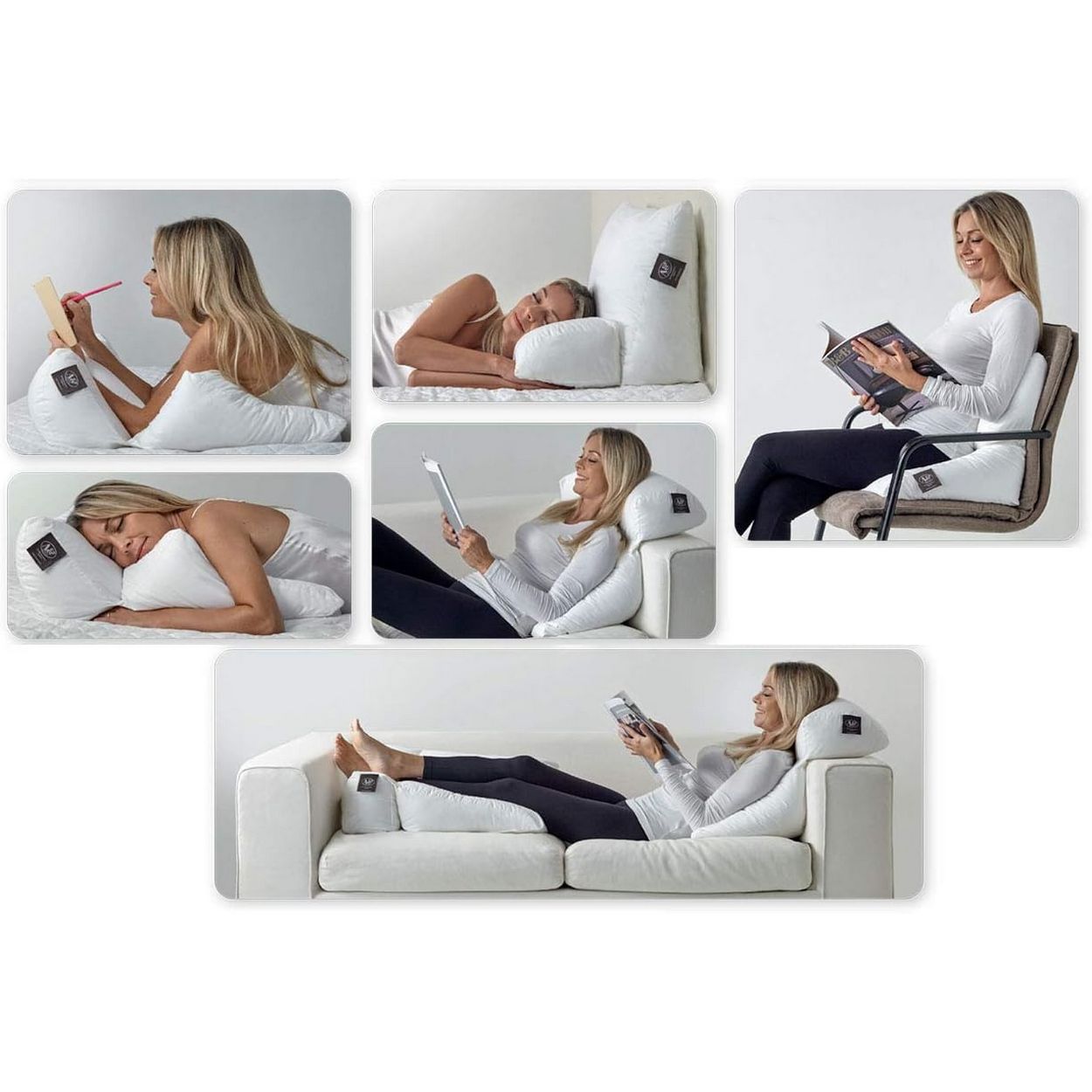 Decapillow cuscino ergonomico posturale dieci usi 1 cuscino