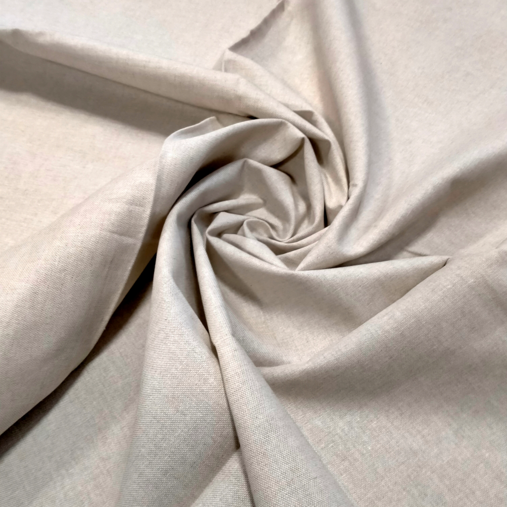 Tessuto stoffa cucito vendita al metro altezza cm 280 naturale grigio