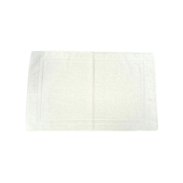 10 Tappeto Bagno per ALBERGHI-BB HOTEL scendi doccia cm,50x80 bianco