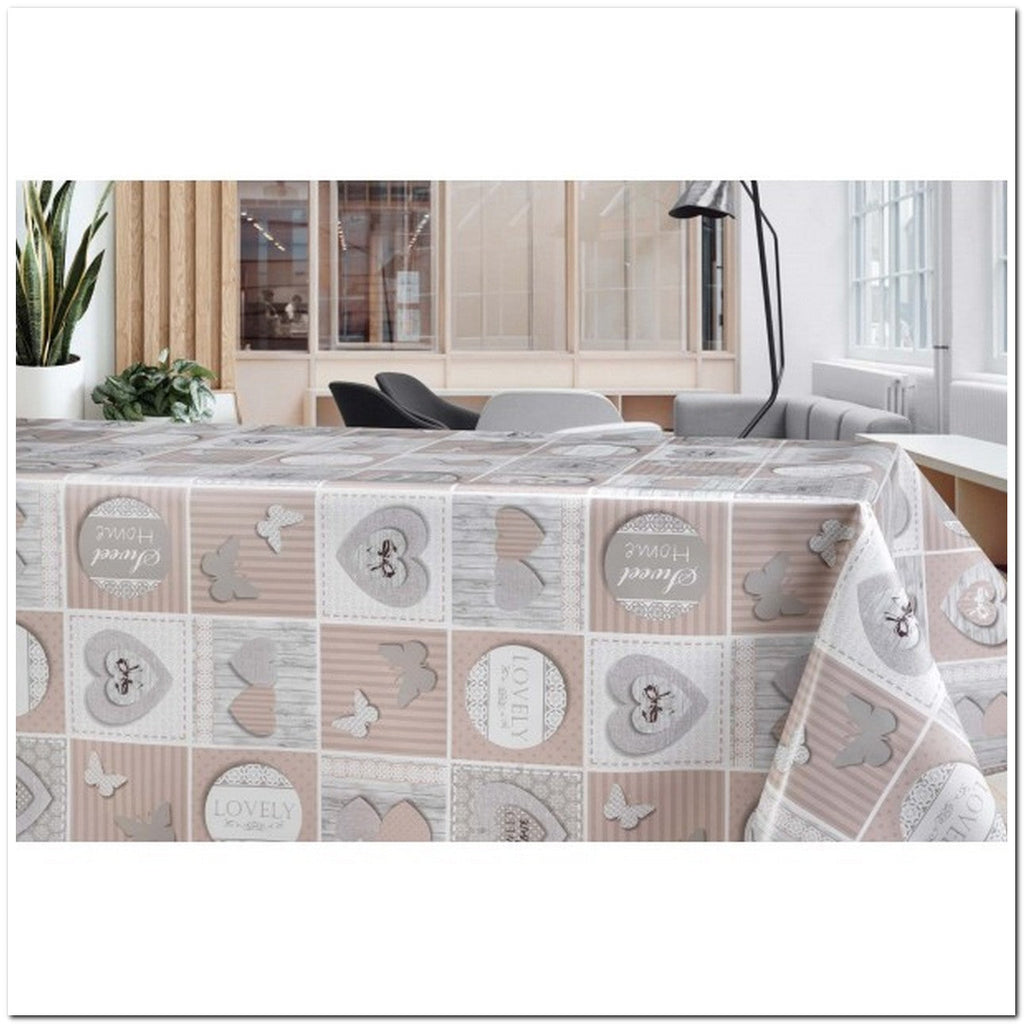 Rotolo tovaglia in plastica PVC mt 20 altezza cm 140 Casa dolce Casa